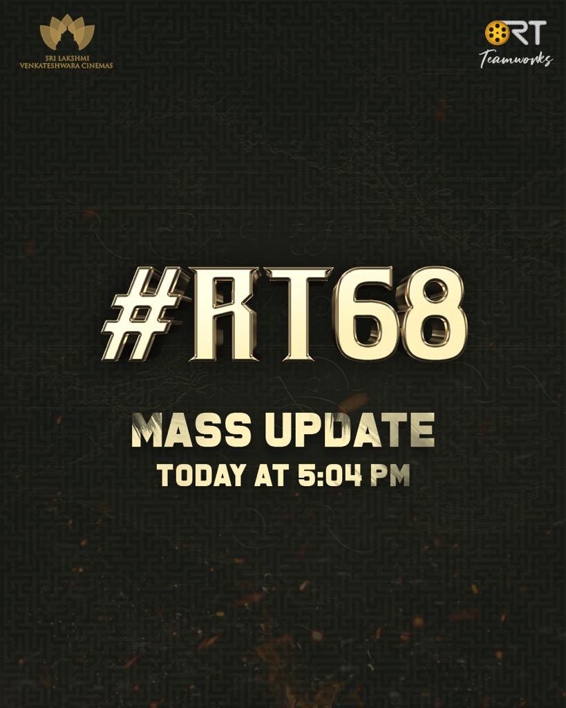 eptdigital's tweet photo. Mass Maharaja is on his way to write a new chapter in style 😎

#RT68 Mass update at 5:04 PM today 🔥

@RaviTeja_offl @itsdivyanshak @directorsarat @sathyaDP @sahisuresh @Cinemainmygenes @SamCSmusic @SLVCinemasOffl #RTTeamWorks https://t.co/meAhTcnOMP