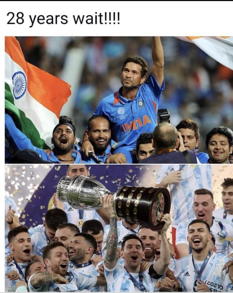 DrRuman1's tweet image. #waitedfor28years #samecolor #ArgentinaCampeon #CopaAmerica2021 #leomessi