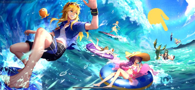 金髪ロングのtwitterイラスト検索結果