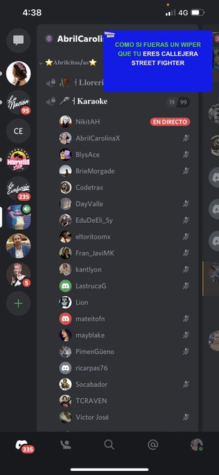 S&aacute;bado noche en mi discord.. karaoke power🙄🤣&hearts;️ os loveeeee https://t.co/AO0GiZJS2K<a href="/tag/jesusreyes"class="tags"><span>#jesusreyes</span></a>