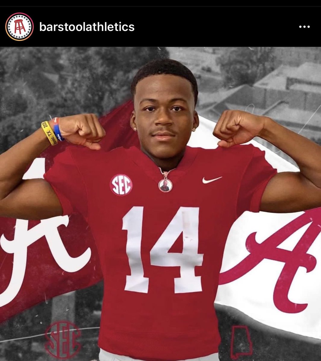 Jacoby Boykins of Alabama is now a #BarstoolAthlete