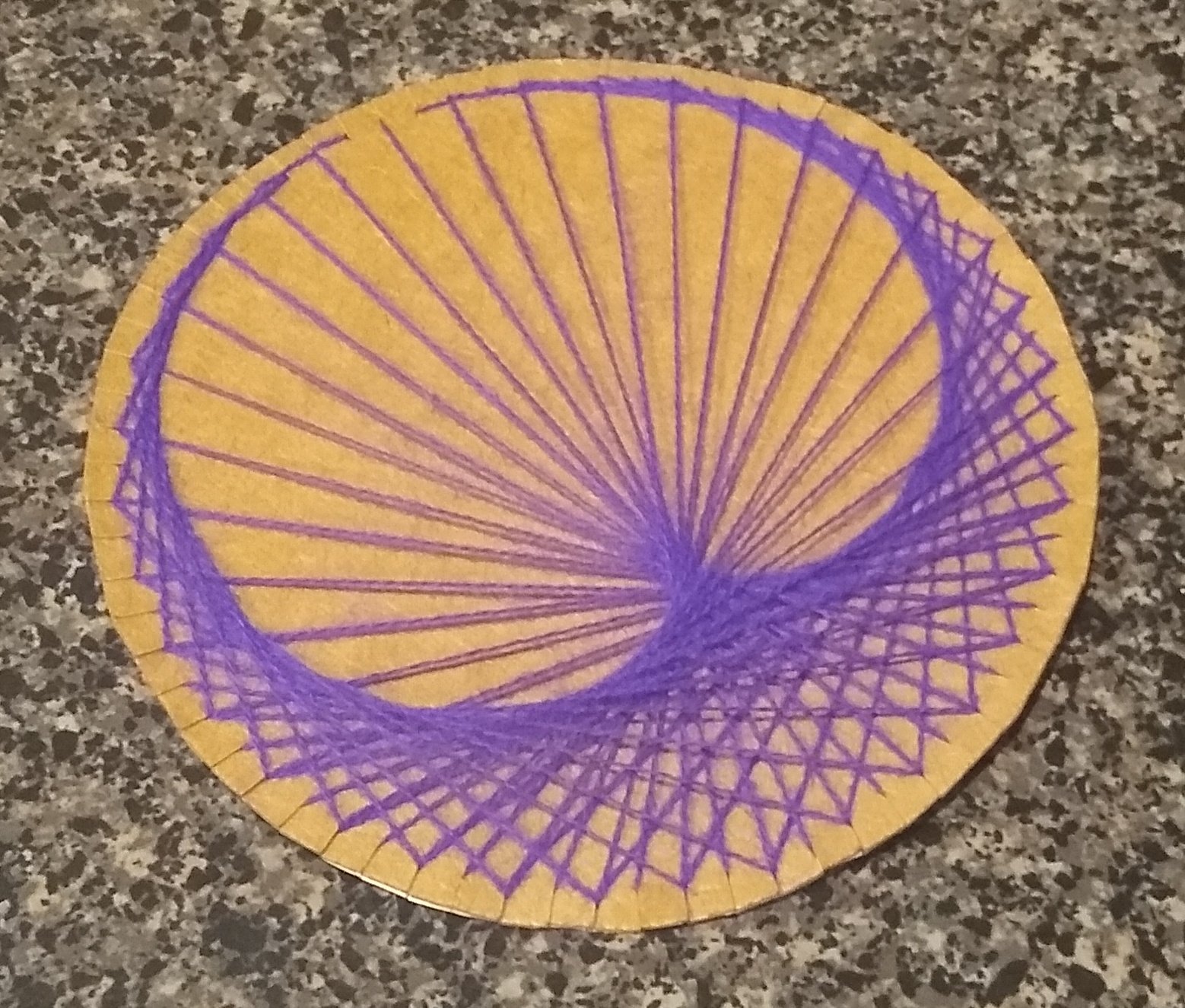 Sarah Carter on X: String Art Saturday. I've been saving cereal and  miscellaneous cardboard boxes all summer so I can do these with my students  next year! Purple = Cardioid Blue =