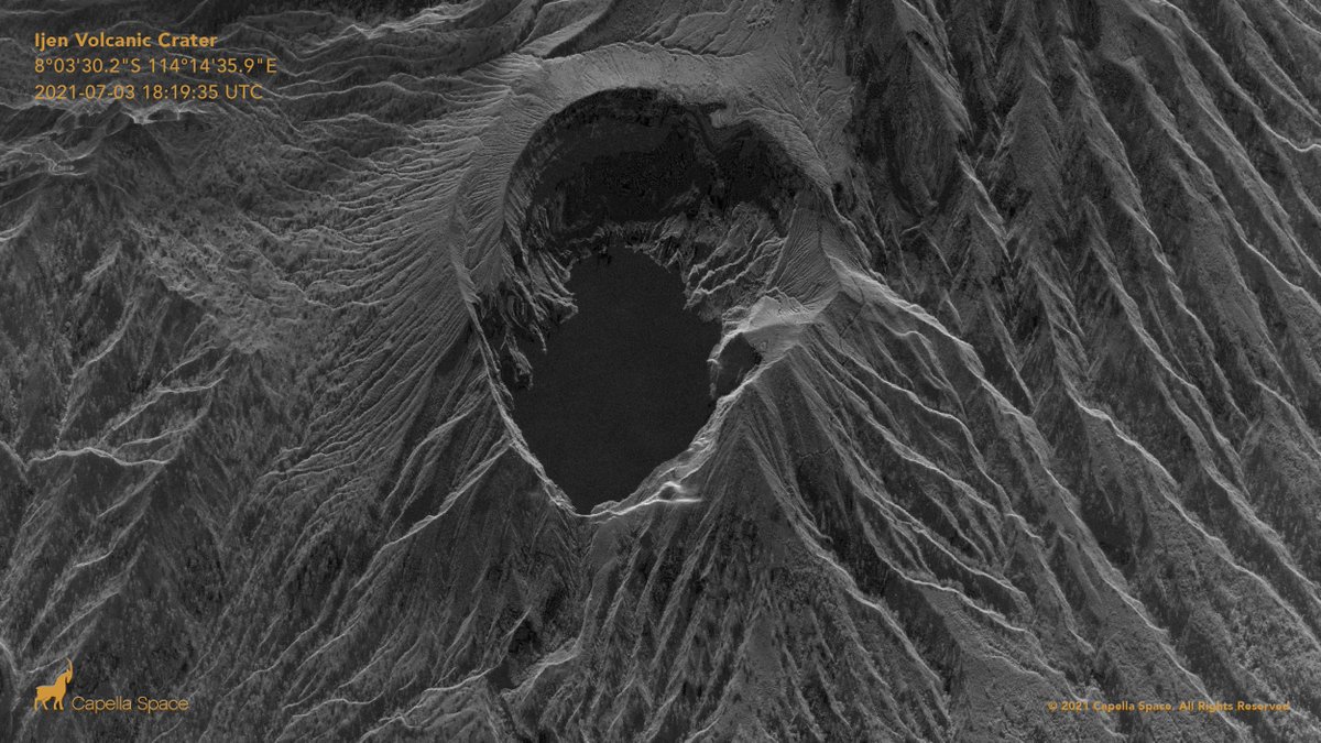capellaspace's tweet image. “First Light” images from our newest #SAR satellite have been released! #Giza #Ijen #BocaChica 

The team is delighted with the 50cm resolution quality data. We look forward to providing even more imaging capacity from the Capella Constellation after final calibrations.