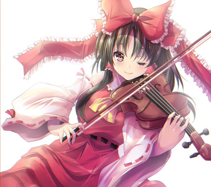 pixiv最古の霊夢 5000いいねありがとうございました!(こっちはリメイク版) 