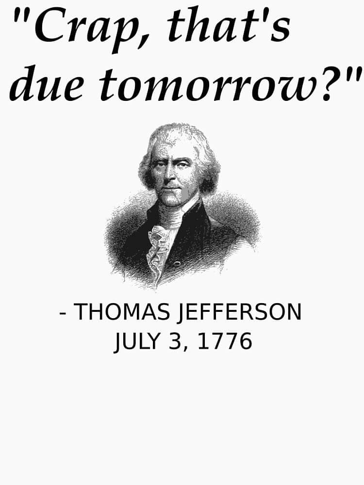 LitTeacher68's tweet photo. Teachers will understand...
#proscrastination #Happy4thofJuly #IndependenceDay https://t.co/ZicWl0pp2n