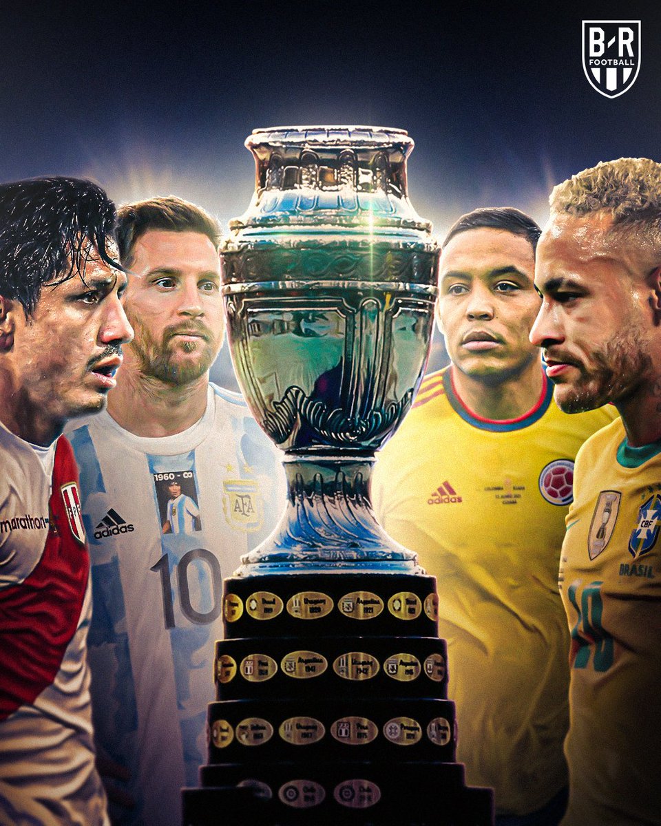 brfootball's tweet photo. THEN THERE WERE FOUR. 

THE COPA AMERICA SEMIFINALS ARE SET 🍿 https://t.co/peqMBT7Zud
