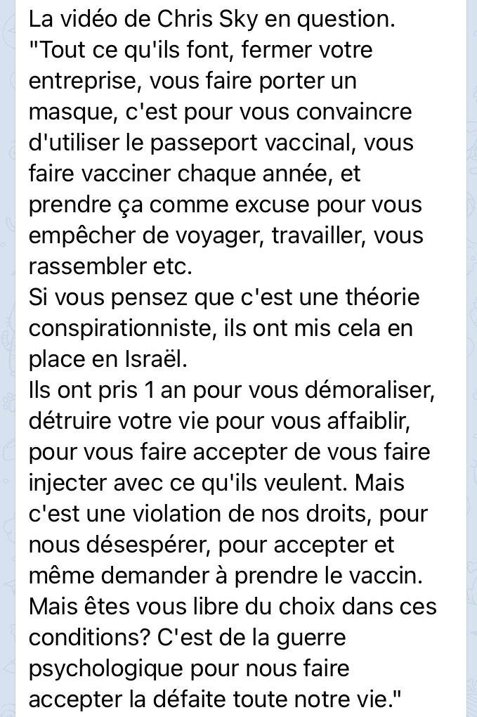 AnneGuinot's tweet photo. Chris Sky ... il a raison sur toute la ligne . Force et Courage dans la résistance https://t.co/nOcsMHQEBS