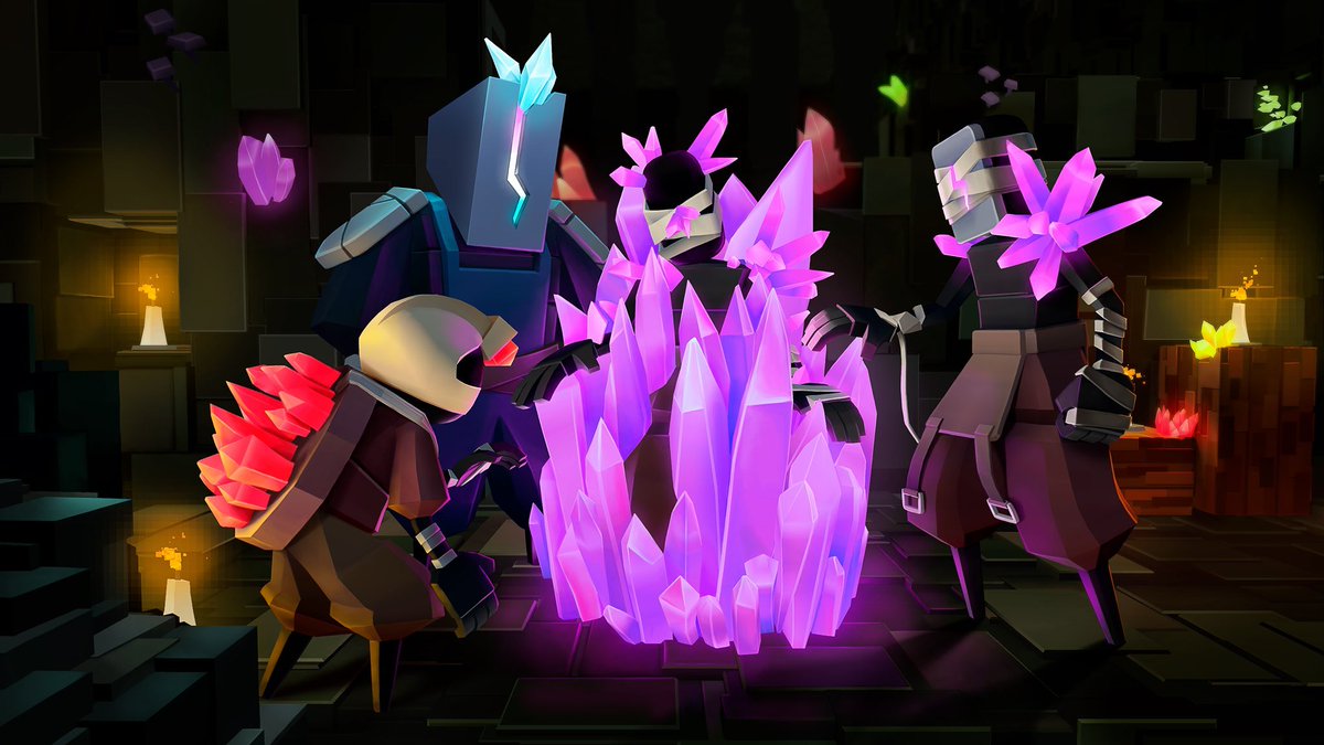 It is not uncommon for many Deepers to become infected with corrupted crystals, which end up adhering to their bodies until they are consumed and become part of the caves.

#metroidvania #gamedev #indiedev 

facebook.com/BitUpGame/post…