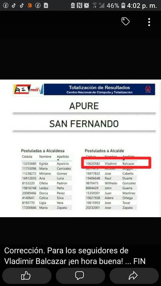 BVladimirPSUV's tweet image. Elevamos este llamado de atención a la dirección nacional del Partido @PartidoPSUV @NicolasMaduro @dcabellor 

Se debe corregir o debemos dar al pueblo, una explicación clara.

Las evidencias de actas, fueron enviadas al correo de denuncias, que el partido proporcionó al pueblo.