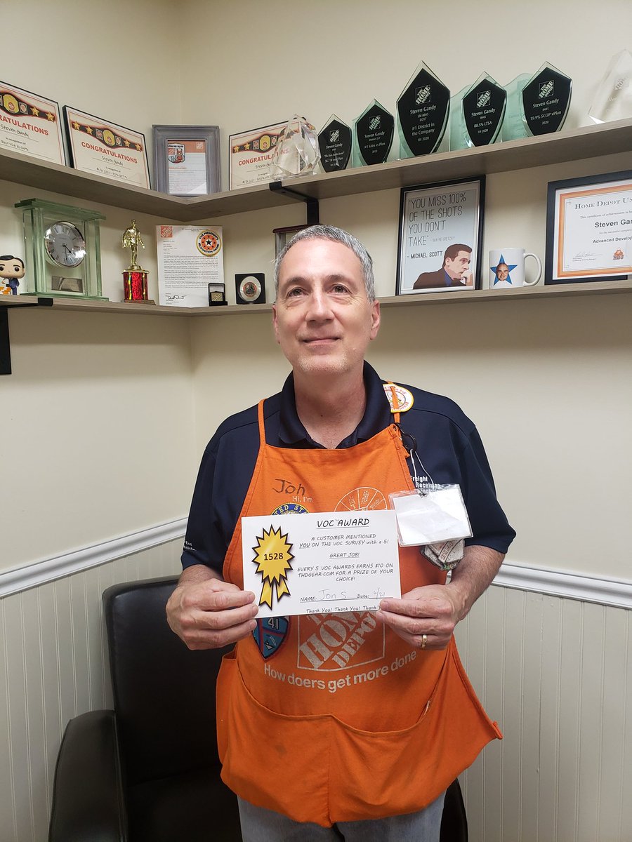 Congrats to jon taking care of another customers selling the whole job !