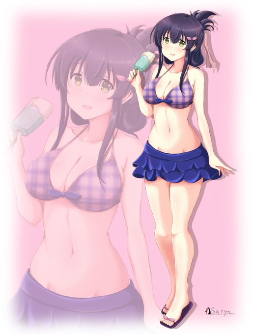 刀使ノ巫女ガチャトクの新しい水着舞衣ちゃんがとても可愛かったので描きました
何気に毎年公式で舞衣ちゃんの新しい水着衣装が出ているのは嬉しいですね
#とじとも 
#刀使ノ巫女 