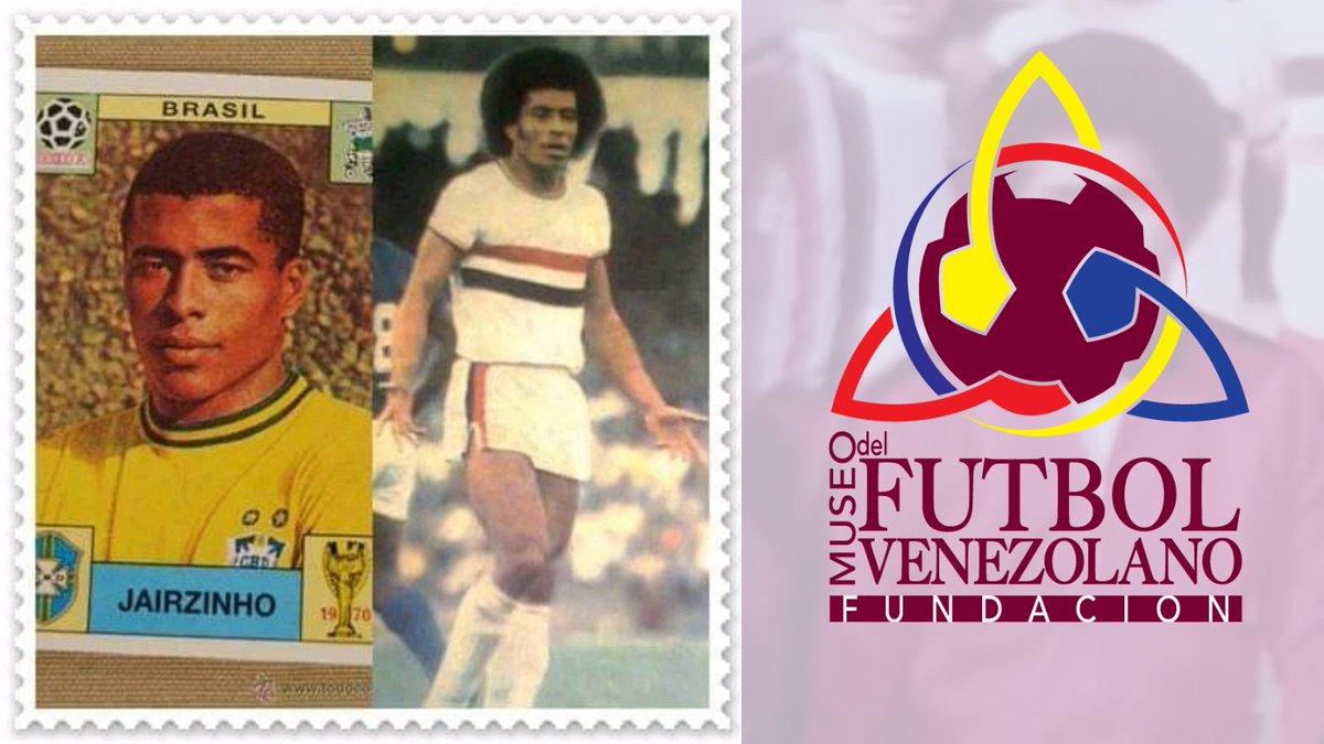 museodelfutbolv's tweet photo. Jairzinho con la selección de Brasil y el Portuguesa. Material donado por Tony Carrasco Material a colocar en la sala de jugadores

 #Vinotinto  #FVF  #SeleVinotinto  #covofficial  #museodelfutbolvenezolano https://t.co/bq3cwN9u8E