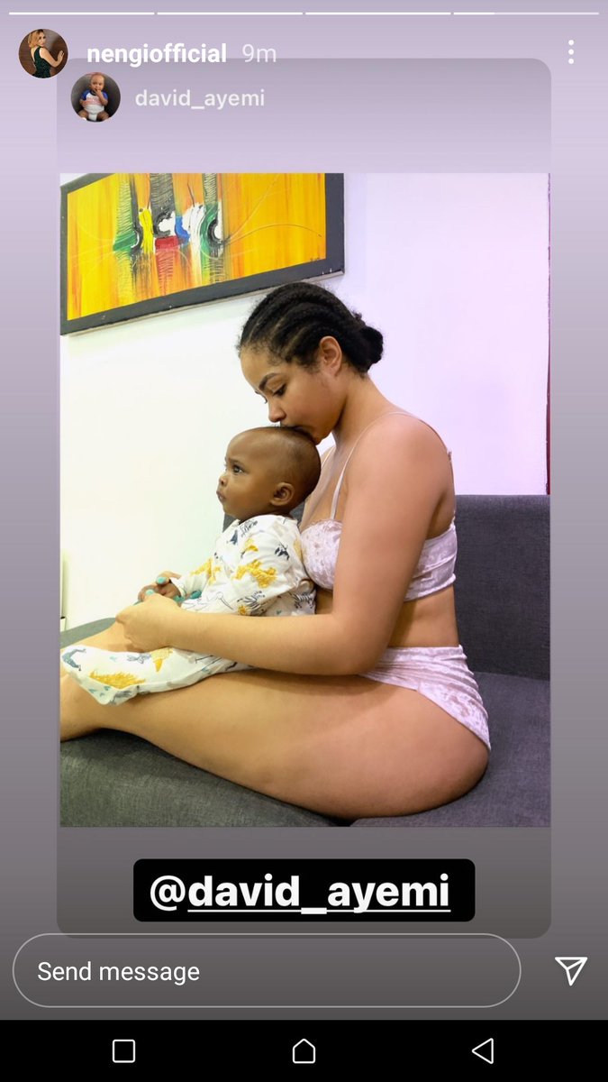 caIIme_patricia's tweet photo. Awww Nengi and baby David ❤️
Soo cute 😍😍😍 https://t.co/XRhCdgbsr8