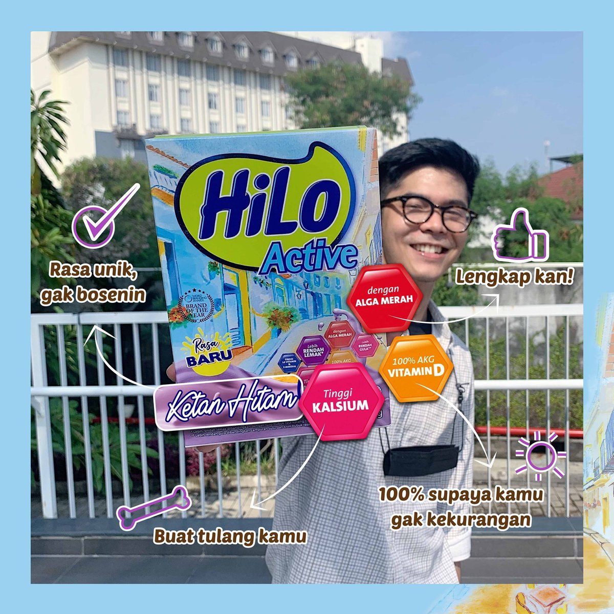 <a href="/habotaii/">hn</a> Iyess contohnya susu dari Susu HiLo Active ataupun HiLo Gold dari <a href="/HiLo/">Susu HiLo</a> yang ngandung 100 % vitamin D, kamu bisa beli online loh di <a href="/NutriMartID/">Nutrimart</a> aku suka banget sama varian ketan hitam ini