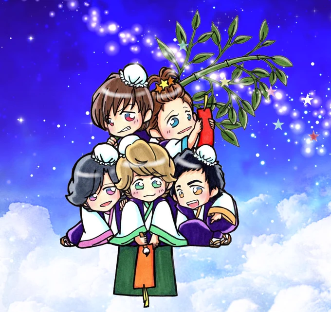 七夕に願いを込めて
みんなの願いが叶いますように
#七夕
#七夕の願い事 
#SMAP 