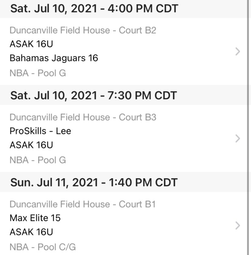 Upcoming Weekend Schedule in Dallas GASO
<a href="/AsakGold/">ASAK GOLD</a> <a href="/TexasHoopsGASO/">TexasHoops/GASO 🔗</a>