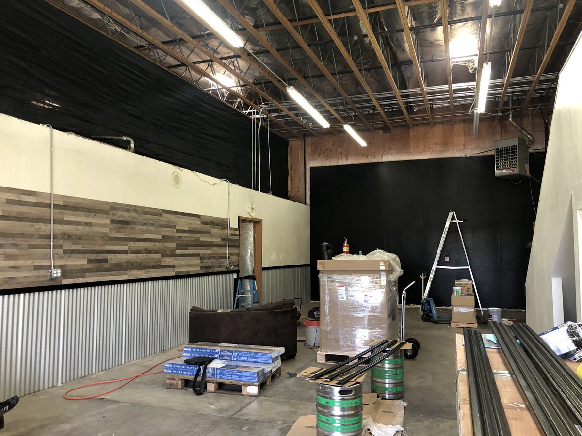 More progress at the brewery today! #brewery #beer #microbrewery #nanobrewery #redlands