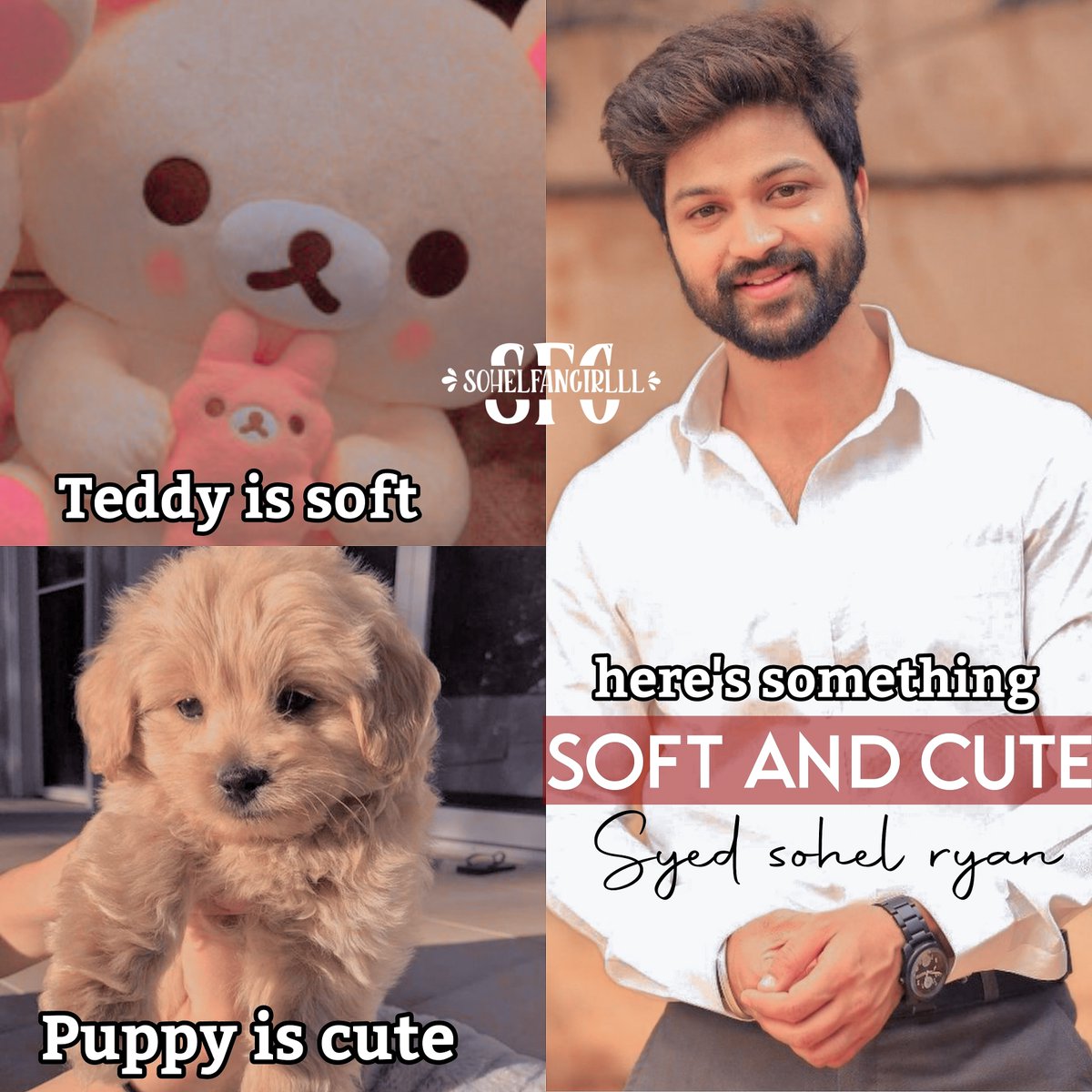 Sohelion2's tweet photo. He's soft and cute.....💘❤️
@RyanSohel 

#Sohel #SyedSohelRyan #ISmartSohel #SohelFirstLook #SohiHelpingHands https://t.co/M3CBnnDhKn
