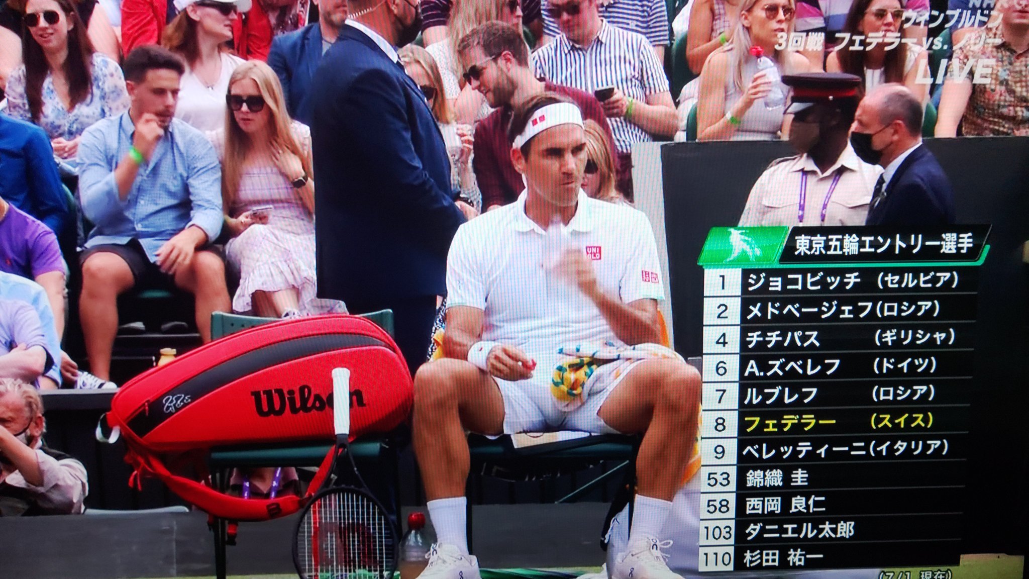 鶴岐永輔 エルコン 富士奇蹟 フェデラーさん強かった 良い試合でした 東京五輪にも是非来て頂きたいですね Wimbledon T Co 1ow2t3q8av Twitter