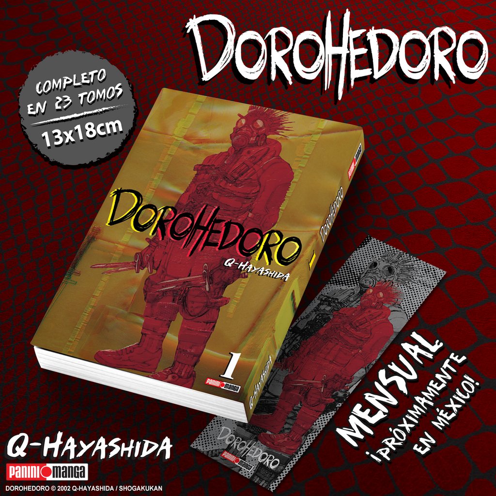 PaniniMangaMx's tweet photo. 🐊No necesita mucha presentación, uno de los Seinen más pedidos por ustedes.
Dorohedoro llegará este año a México. 
Precio: $129
Periodicidad: Mensual
Salida: Septiembre

*La fecha y precio son tentativos. https://t.co/g5EmvxeYSc