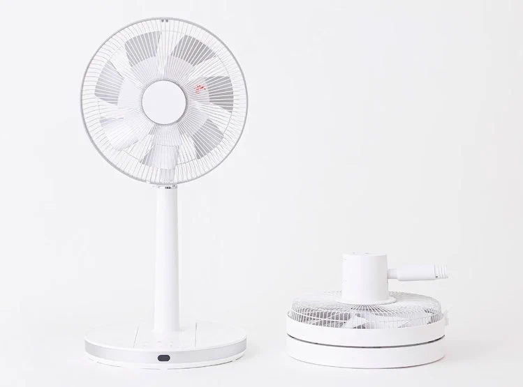山善の扇風機に注目！使わない時はコンパクトになる仕組みが便利！