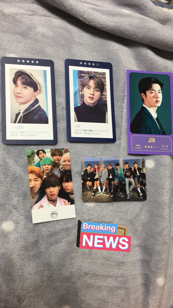 YeontansCart's tweet photo. Wts lfb bts pc jin pc jhope pc

Ynwa group pc- P450
Hyyh pt group pc- P400
Jin &amp; Jhope 5th muster mini pc- P500
Jin bangbang con pc- P250

Dop: July 7
Normal ETA

Comment mjne + item
Deleted comment = bogus buyer https://t.co/qWqbml58EG