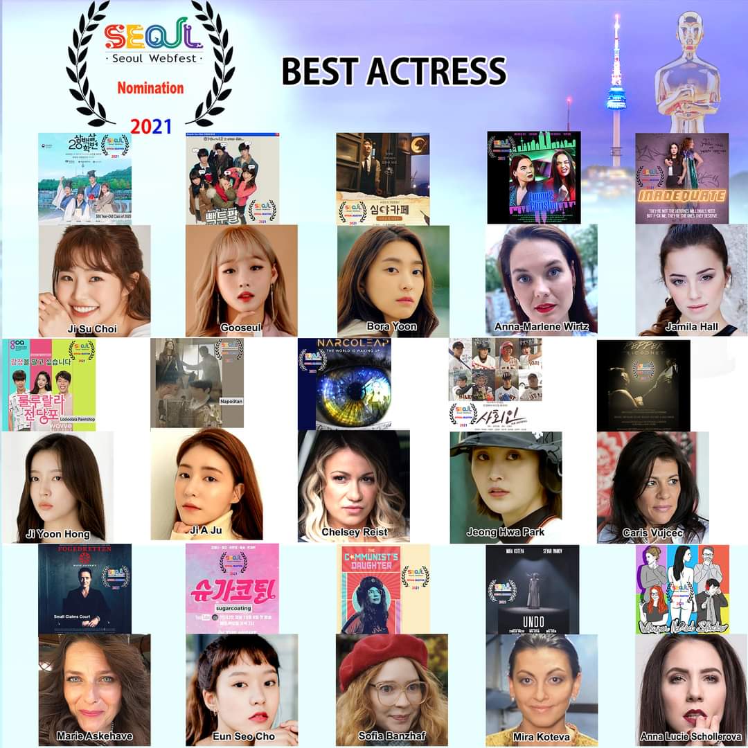 To see some K-pop stars from the best actors nominees. 

to see more nominees of
Seoul Webfest 2021  🙆‍♀️🥰
youtube.com/watch?v=iH_rX-…

#seoulwebfest2021 #nomination #kpop #Kpopstar #NCT #Doyoung #도영 #Borayoon #SISTAR #윤보라 #소녀주의보 #구슬 #Gooseul  #EXID #junghwapark #박정화