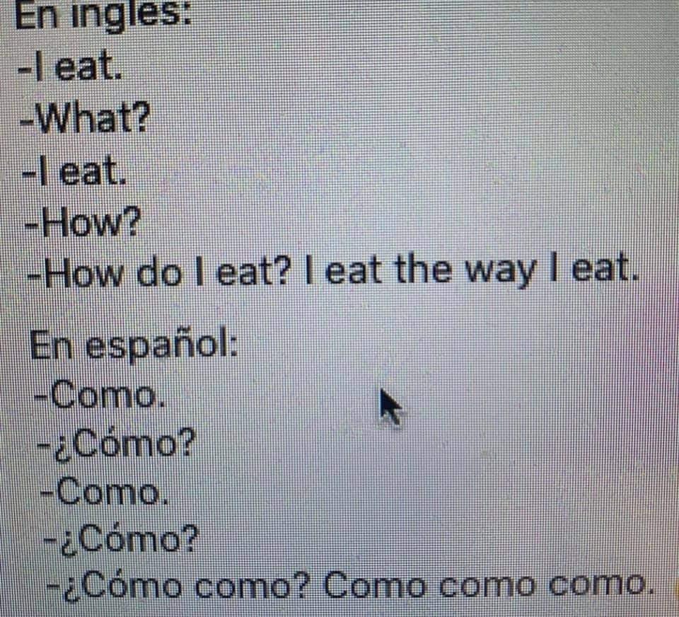booksnlangs's tweet image. “spanish is easy”