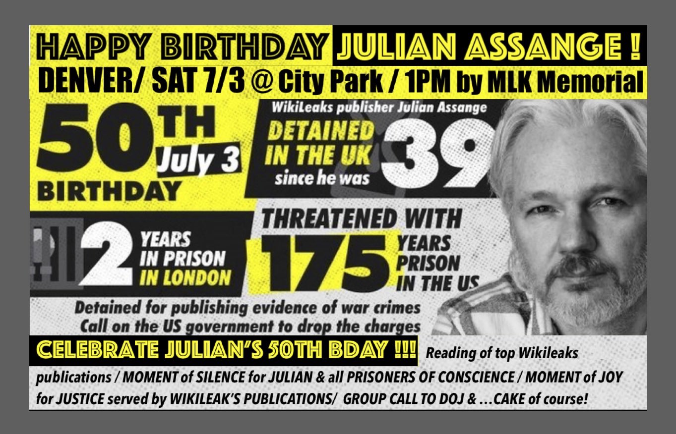 Happy Birthday Julian Assange, WikiLeak publisher 