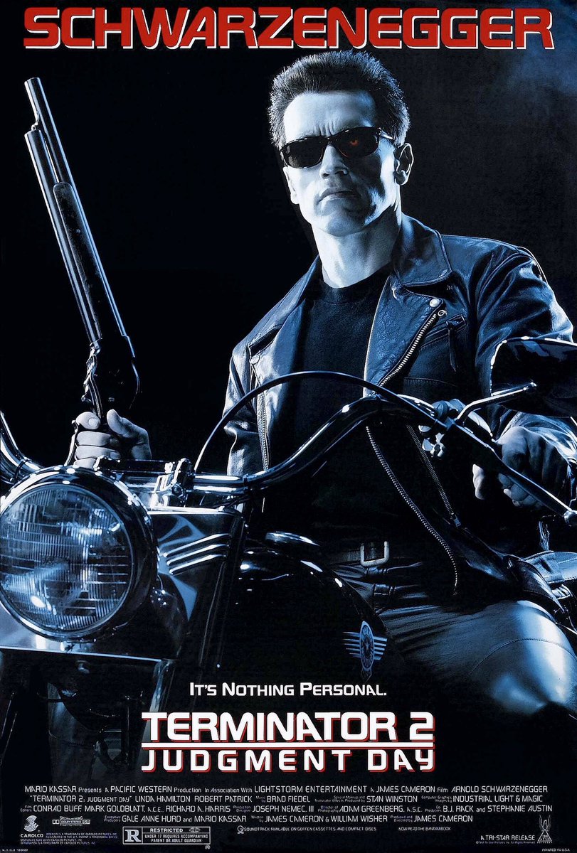 FilmNewsNos's tweet photo. 🎬MOVIE HISTORY: 30 years ago today, July 3, 1991, the movie ‘Terminator 2: Judgment Day’ opened in theaters!
#ArnoldSchwarzenegger #EdwardFurlong #LindaHamilton #RobertPatrick #JoeMorton #EarlBoen #JenetteGoldstein @xanderberkeley #SEpathaMerkerson #CastuloGuerra #Terminator https://t.co/5Fx9zOBhO4