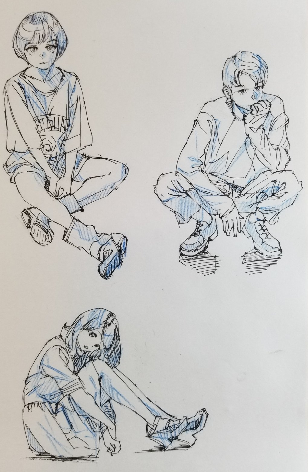 丸衣あんこ おはようございます 座っているポーズ練習 クロッキー イラスト好きさんと繋がりたい 絵描きさんと繫がりたい イラスト練習 絵練習 みんなで楽しむtwitter展覧会 T Co Nk5lrgqz2f Twitter