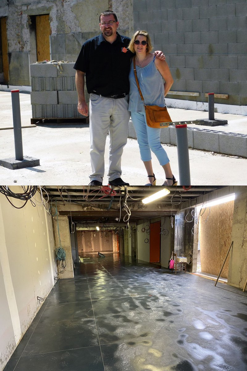 👍Petit coup de projecteur sur l'avancement des travaux place de l'eglise 
En attendant, nous sommes installé 63 rue de la Juiverie à Changé dans des locaux provisoires
 traditionsarthoise.fr facebook.com/traditionsarth…