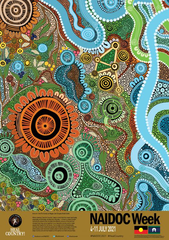 ECSC_tweets's tweet photo. Today the 4th of July 2021 marks the first day of NAIDOC Week 

It's an opportunity to celebrate the rich history, diverse cultures and achievements of Aboriginal and Torres Strait Islander peoples as the oldest continuing cultures. https://t.co/oP0dRd0MiY
