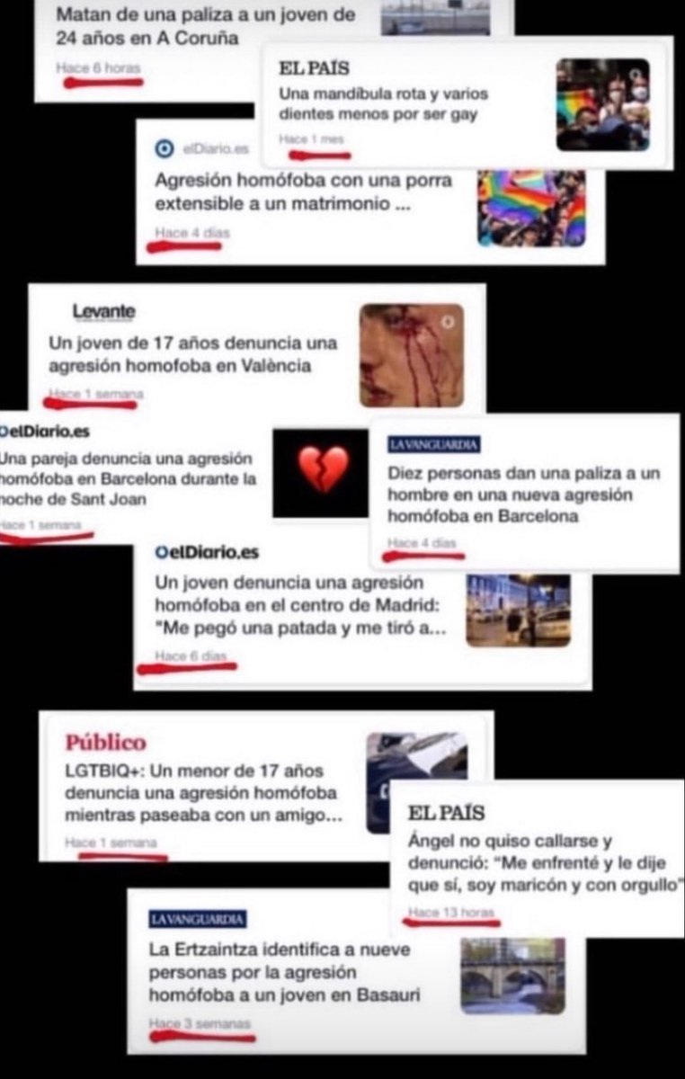 Pero eh. El Orgullo es para fiestas.