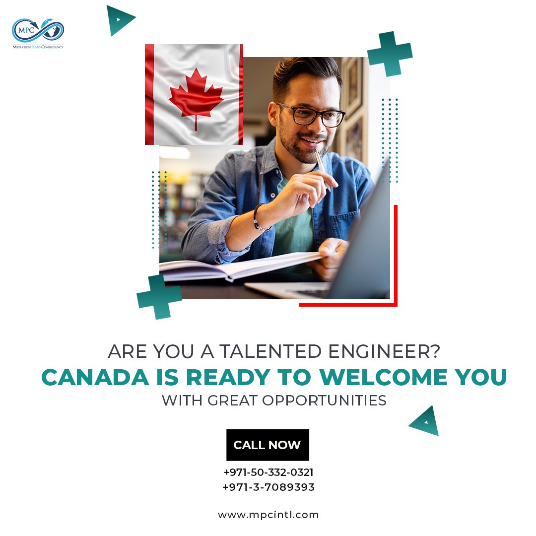 MigrationPlans's tweet photo. Engineering professionals enjoy a HIGH APPROVAL RATE for Canada Immigration.
Elevate your engineering career by applying for Canada Immigration today!
To schedule a Free Consultation:
📲 +971-50-332-0321
📧 info@mpcintl.com
🌐 https://t.co/IM0Fu4000q
#MigrationPlans #ExpressEntry https://t.co/z0XDEHTIyw