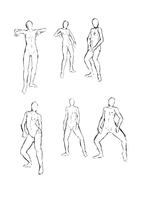 今日の模写 スケールフィギュア買ってもほとんど開けない 