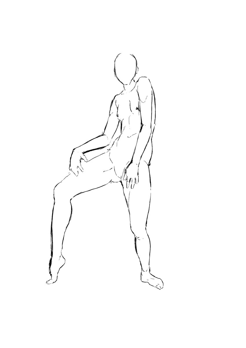 今日の模写 スケールフィギュア買ってもほとんど開けない 