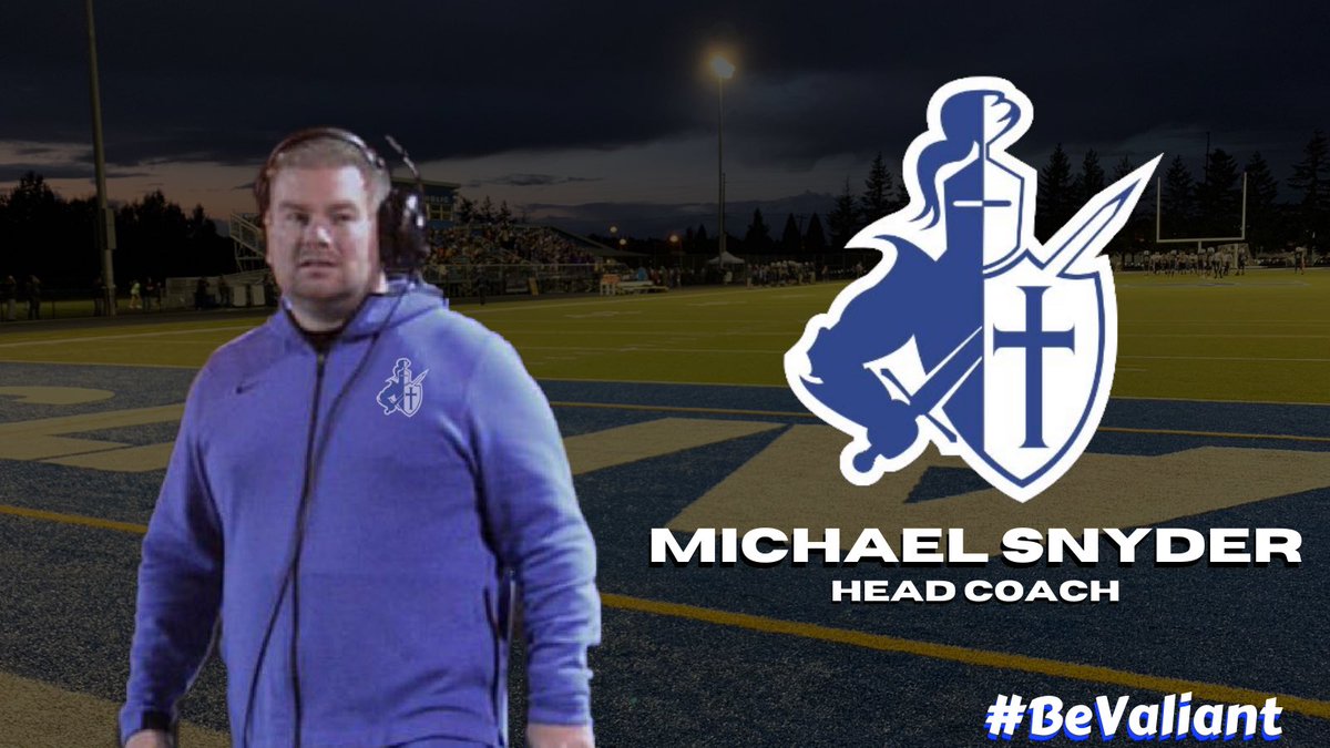 Coach__Snyder's tweet photo. Proud to announce I will be the next Head Coach at Valley Catholic High School. Ready to get to work! 

#BeValiant 
@vcvaliants @vcvaliantfb @_ValleyCatholic https://t.co/7y7OnBYuVx
