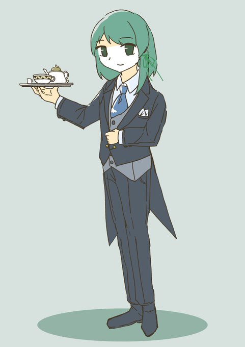 ウエイターのtwitterイラスト検索結果