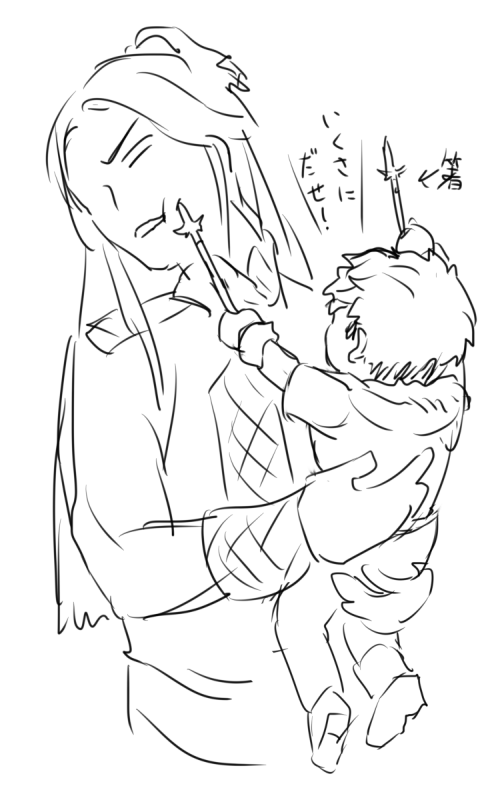 SND丸で顕現したちびはんとちど…頑張れ近侍さん! 