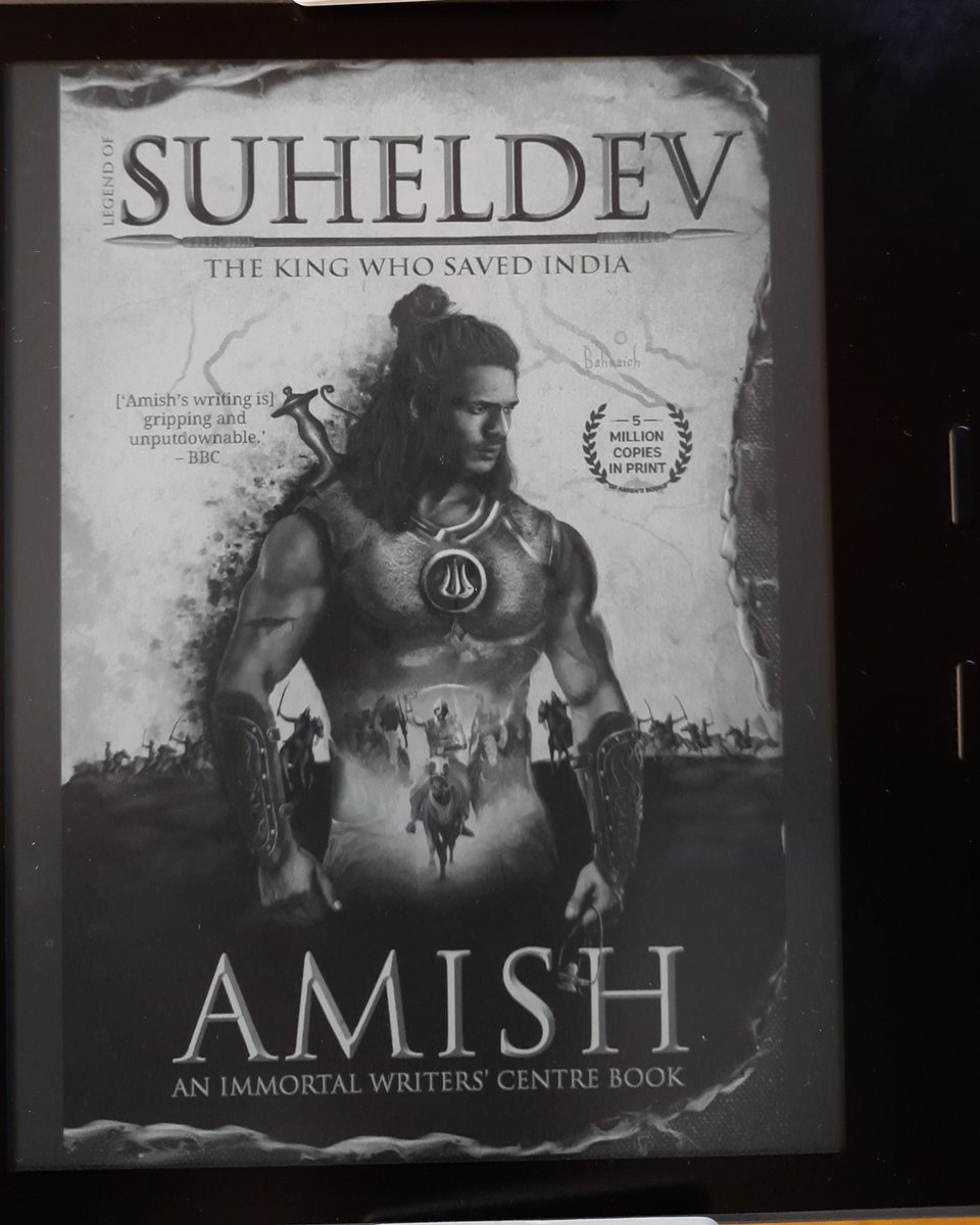 aravind_aar's tweet image. Just finished reading #LegendOfSuheldev by @authoramish. An easy read about a king who stopped the Ghaznavid invasion in the eleventh century.
#BrunchBookChallenge No. 18/60, #IndianRead 3/15.
@HTBrunch