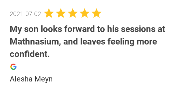 CincyMathnasium's tweet photo. New 5.0-star Review: "My son looks forward to his sessions at Mathnasium, and leaves feeling more confident. I... https://t.co/qftOavyy1p