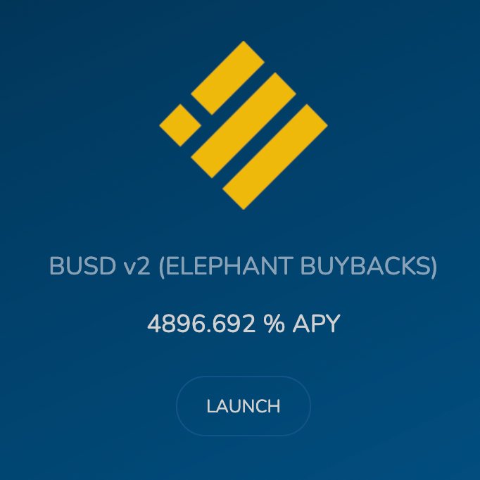 Happy 'MERICA B-Day!!!! To celebrate jump into the first of our v2 Elephant savings pools.  These pools earn 10% on fees by holders for holders.  8% via drip and 2% instant to ELEPHANT holders.  We now have unified profit sharing across the platform