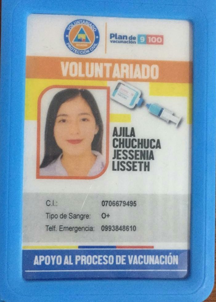ElProteccion's tweet photo. Voluntariado de Protección Civil El Oro recibió credenciales por parte del Ministerio de Salud Pública ( MSP) del Cantón Santa Rosa cómo reconocimiento a los voluntarios por la participación y colaboración en el proceso de vacunación contra el Covid 19
#yosoyvoluntario https://t.co/JyW4wRhQKw