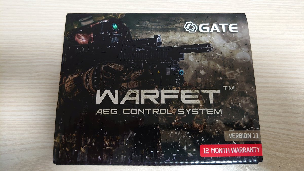 asahiruore's tweet photo. @AirsoftMir様で注文したWARFET
今回は飛行機で発送されたようで早く届きました！
これでSR-2Mをセミ化するんじゃ… https://t.co/YutcRhCjEi
