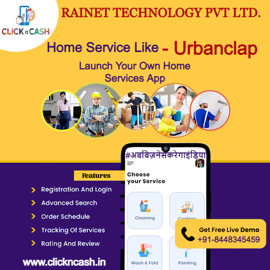 Rishike14122369's tweet photo. क्या आप UrbanClap की तरह अपना खुद का Home Service बिज़नेस शुरू करना चाहते है?
#rainettechnology #clickncash #business #smallbusiness  #fintechsolutions #softwaresolutions #softwareservices #noida  #बिज़नेसकरेगाइंडिया #homeservice #homeserviceappdevelopment #applikeurbanclap https://t.co/wUKA1tpFGl