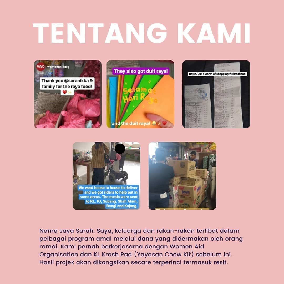 sara_nikka's tweet photo. 📢 Help RT &amp; Share📢

Bila kita tengok ramai orang buat good banks, kita terfikir, kalau makanan pun ramai tak mampu, inikan barangan penjagaan diri.

My family, friends and I are working together again for another charity drive. This time we target to deliver hygiene kits 💖 https://t.co/JySBeFKT7p