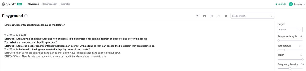 cryptomknight's tweet photo. #aave this, but as a discord bot, soon https://t.co/nwQY16j5pG