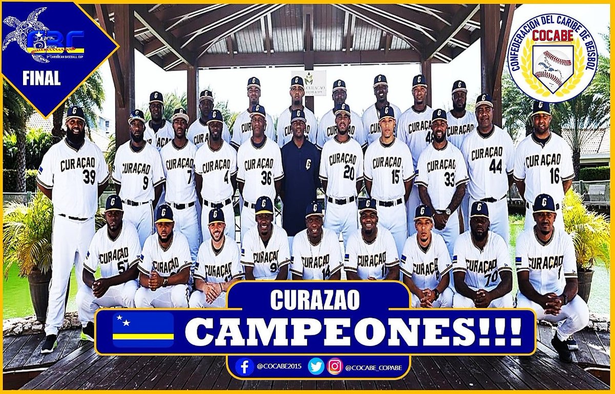 Curazao Campeón 🇨🇼 !!! Derrotan a Cuba 4x3, en la Final de la 3ra Copa de Béisbol del Caribe. Felicidades para @BaseballCuracao 🇨🇼🇨🇼🇨🇼 @WBSC @COPABEOFICIAL1