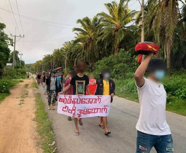 Protests against Myanmar's junta do not cease #WhatsHappeningInMyanmar